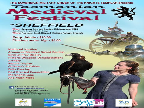 Sheffield Tasmania Medieval Festival 2020 - Great Ocean Road Restaurant 0