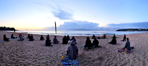 Making Meditation Mainstream: Free Beach Meditation Session South Manly - Great Ocean Road Restaurant 0
