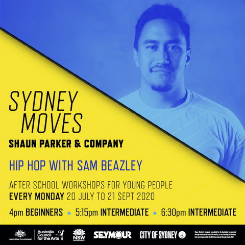 Sydney Moves - All Ages Intermediate Hip Hop With Sam Beazley - Great Ocean Road Restaurant 0