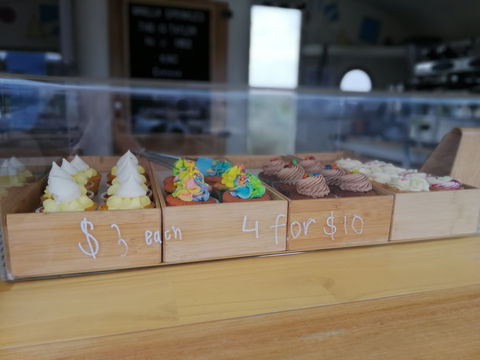 Vanilla Sprinkles Cupcakes & Coffee - Great Ocean Road Restaurant 0